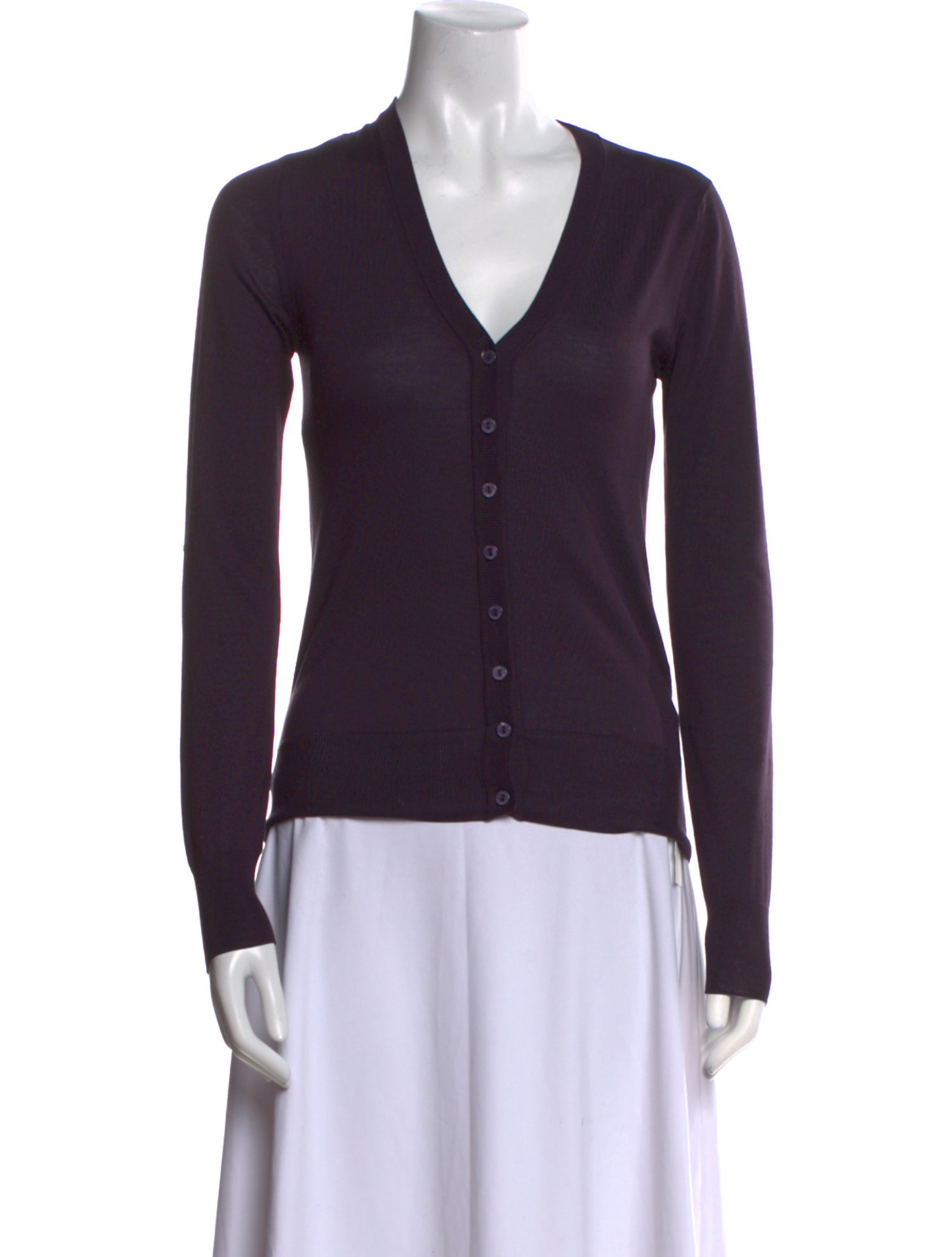 Dolce & Gabbana Silk V-Neck Sweater