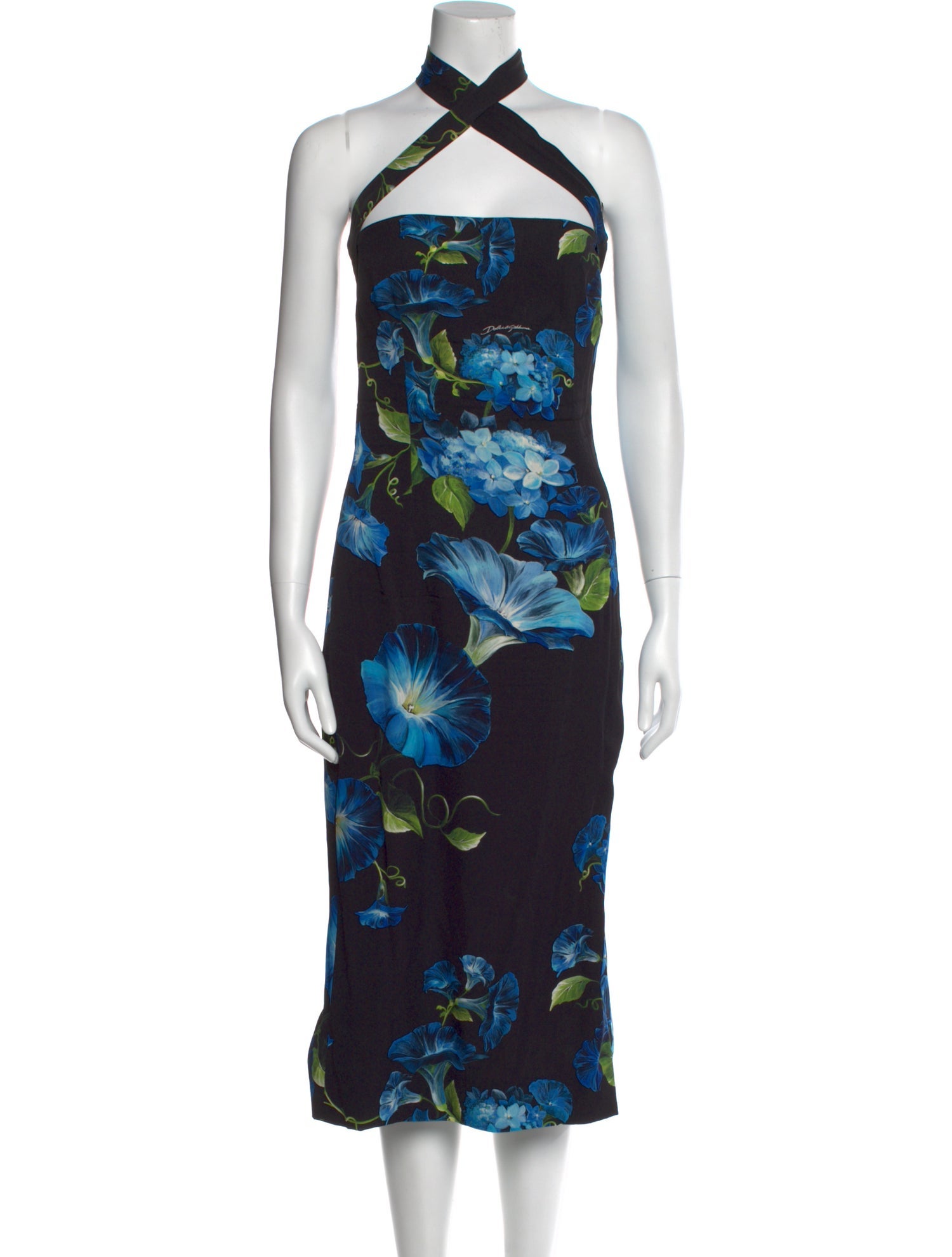 Dolce & Gabbana Silk Long Dress