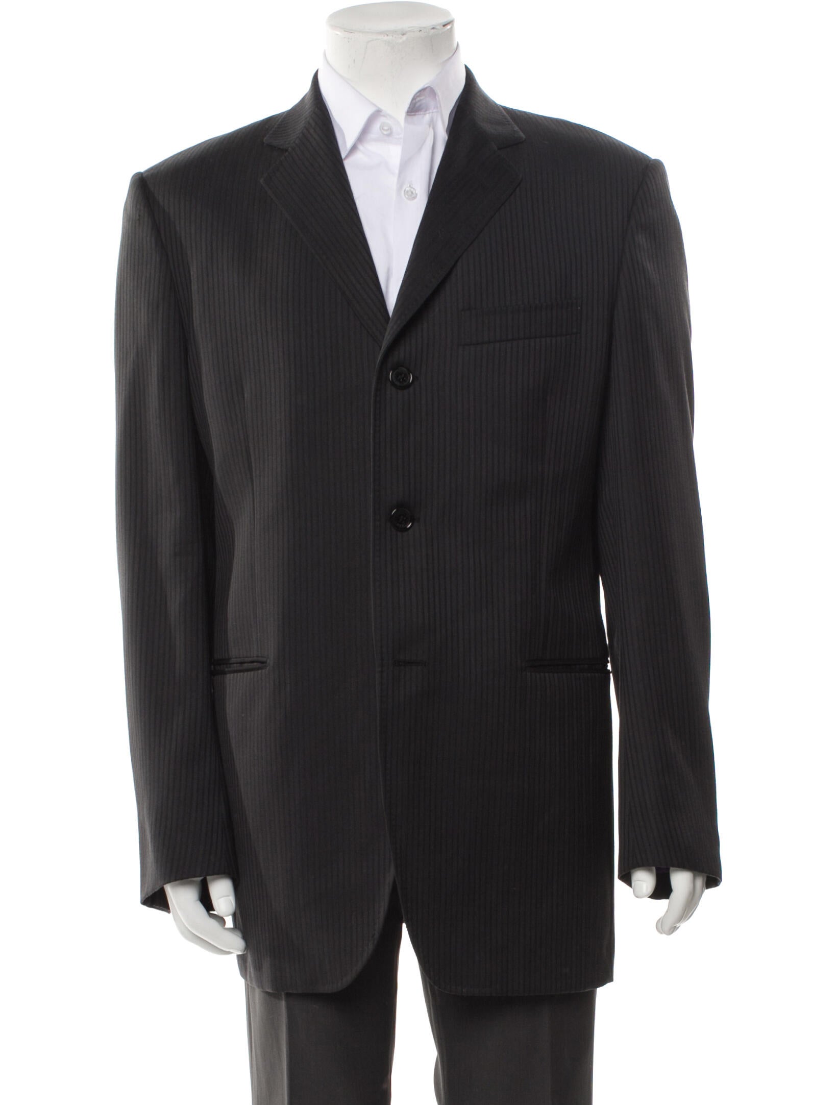 Dolce & Gabbana Virgin Wool Striped Blazer