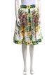 Dolce & Gabbana Floral Print Knee-Length Skirt