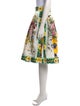 Dolce & Gabbana Floral Print Knee-Length Skirt