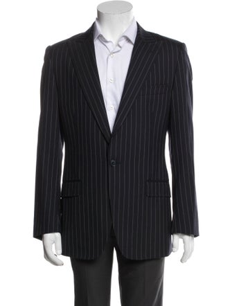 Dolce & Gabbana Virgin Wool Striped Blazer
