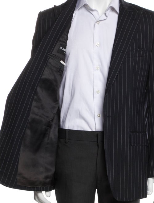Dolce & Gabbana Virgin Wool Striped Blazer
