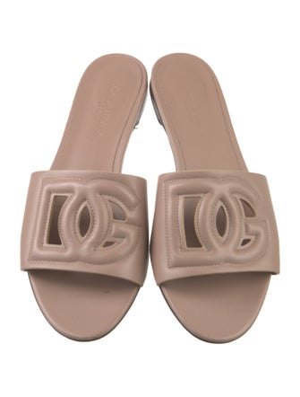 Dolce & Gabbana Leather Slides