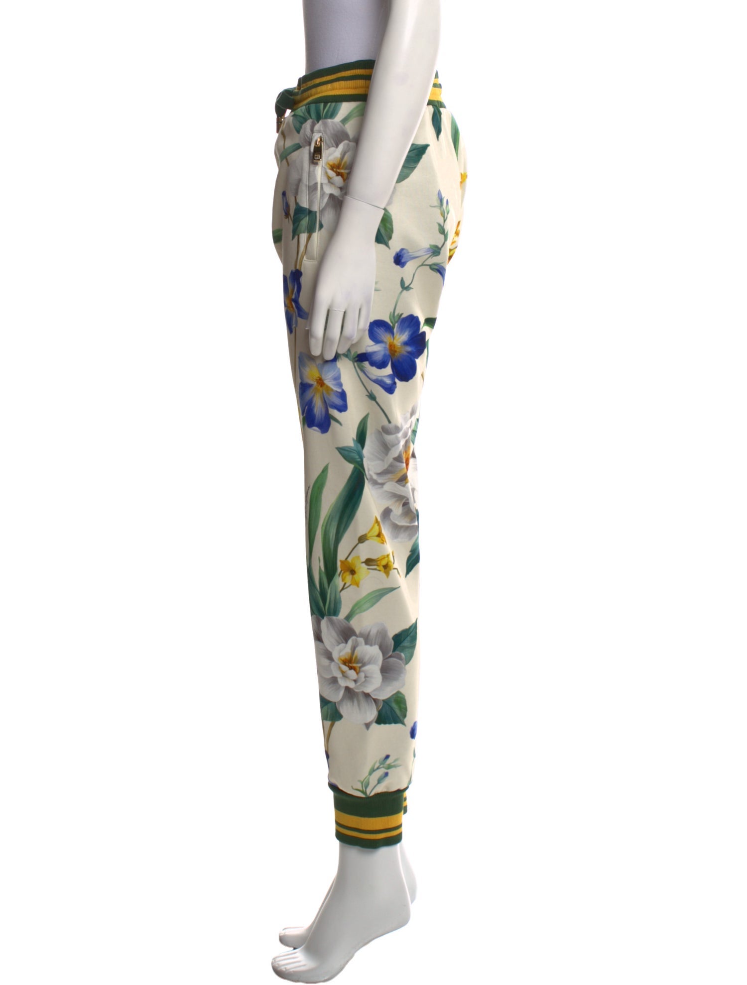Dolce & Gabbana Floral Print Skinny Leg Pants