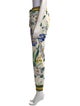 Dolce & Gabbana Floral Print Skinny Leg Pants