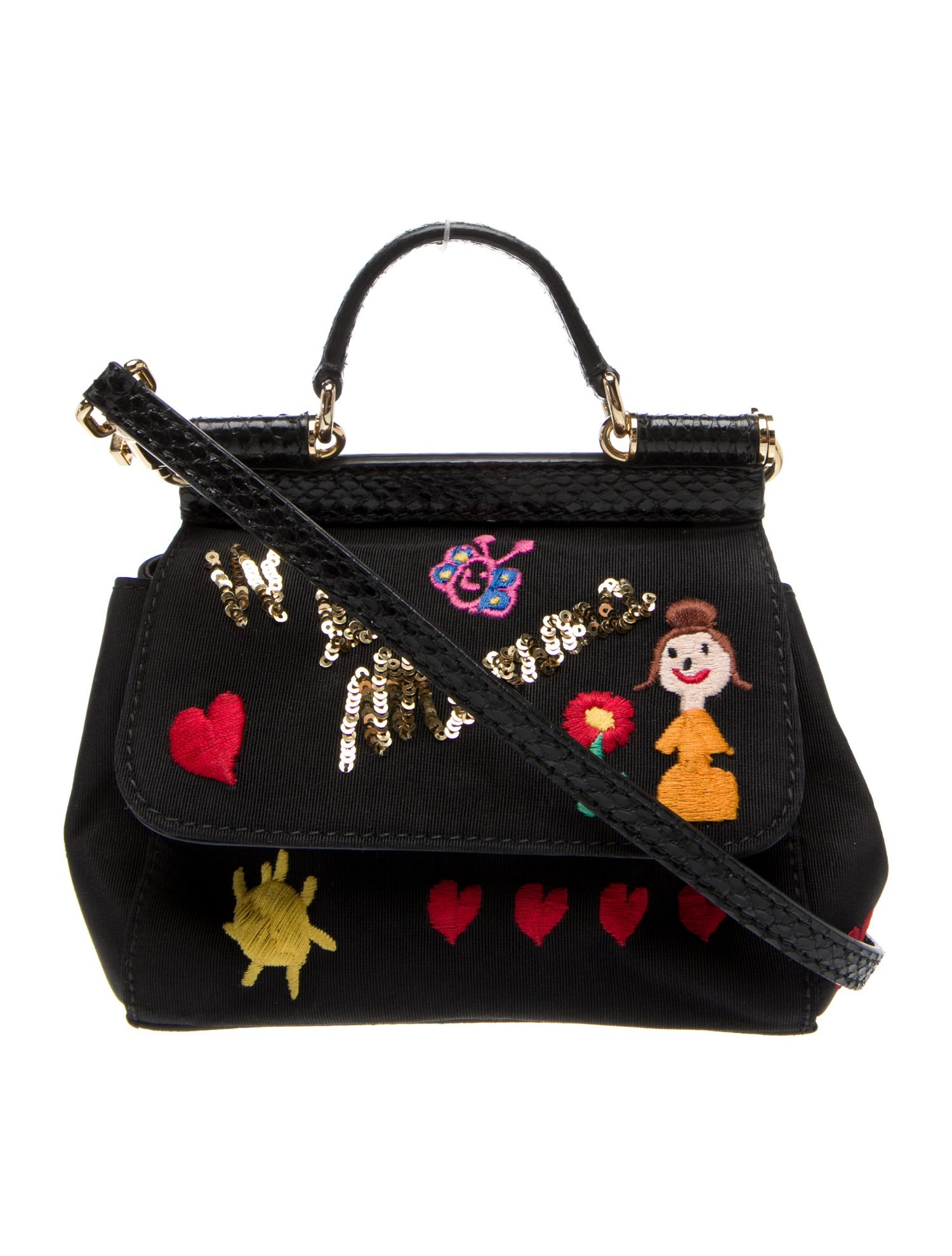 Dolce & Gabbana Canvas Crossbody Bag