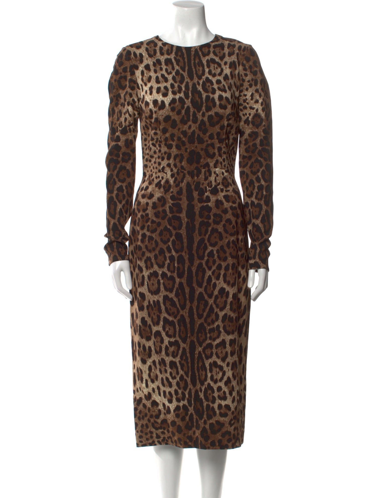 Dolce & Gabbana Silk Midi Length Dress