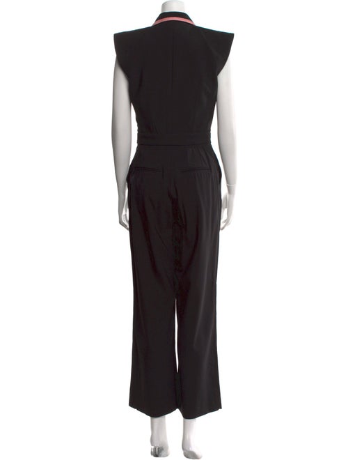 Dolce & Gabbana Virgin Wool V-Neck Jumpsuit