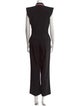 Dolce & Gabbana Virgin Wool V-Neck Jumpsuit
