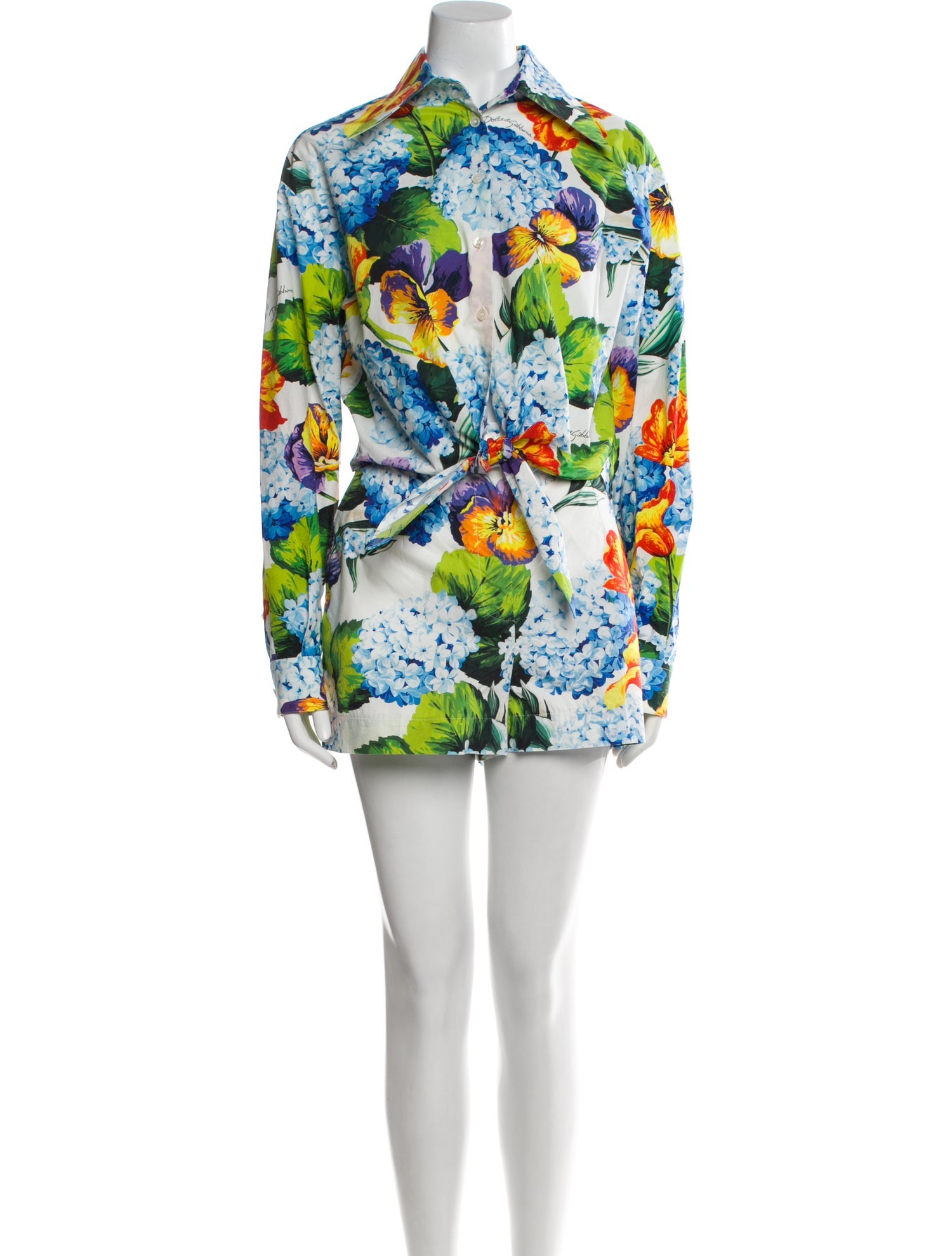 Dolce & Gabbana Floral Print Pant Set