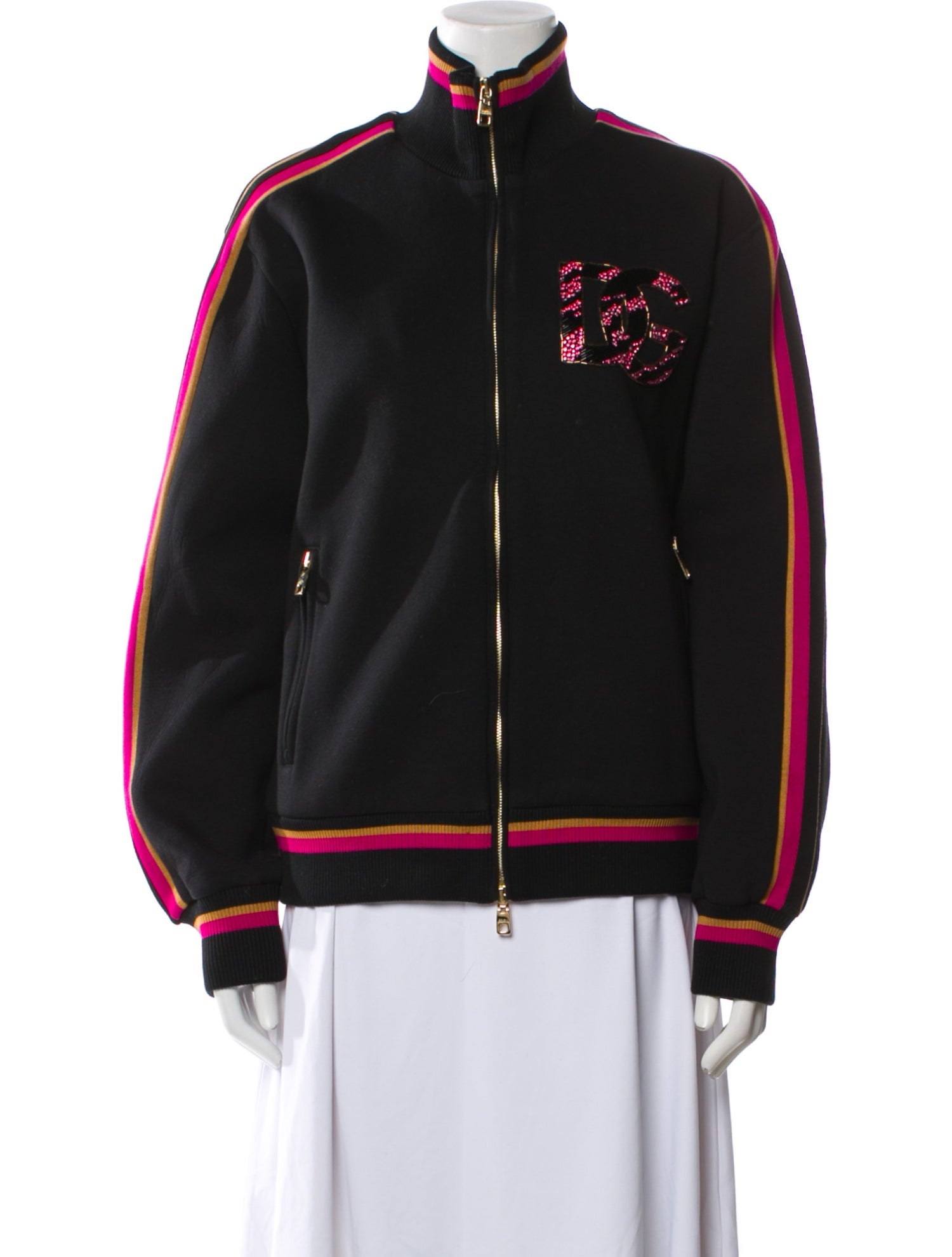 Dolce & Gabbana Graphic Print Bomber Jacket w/ Tags