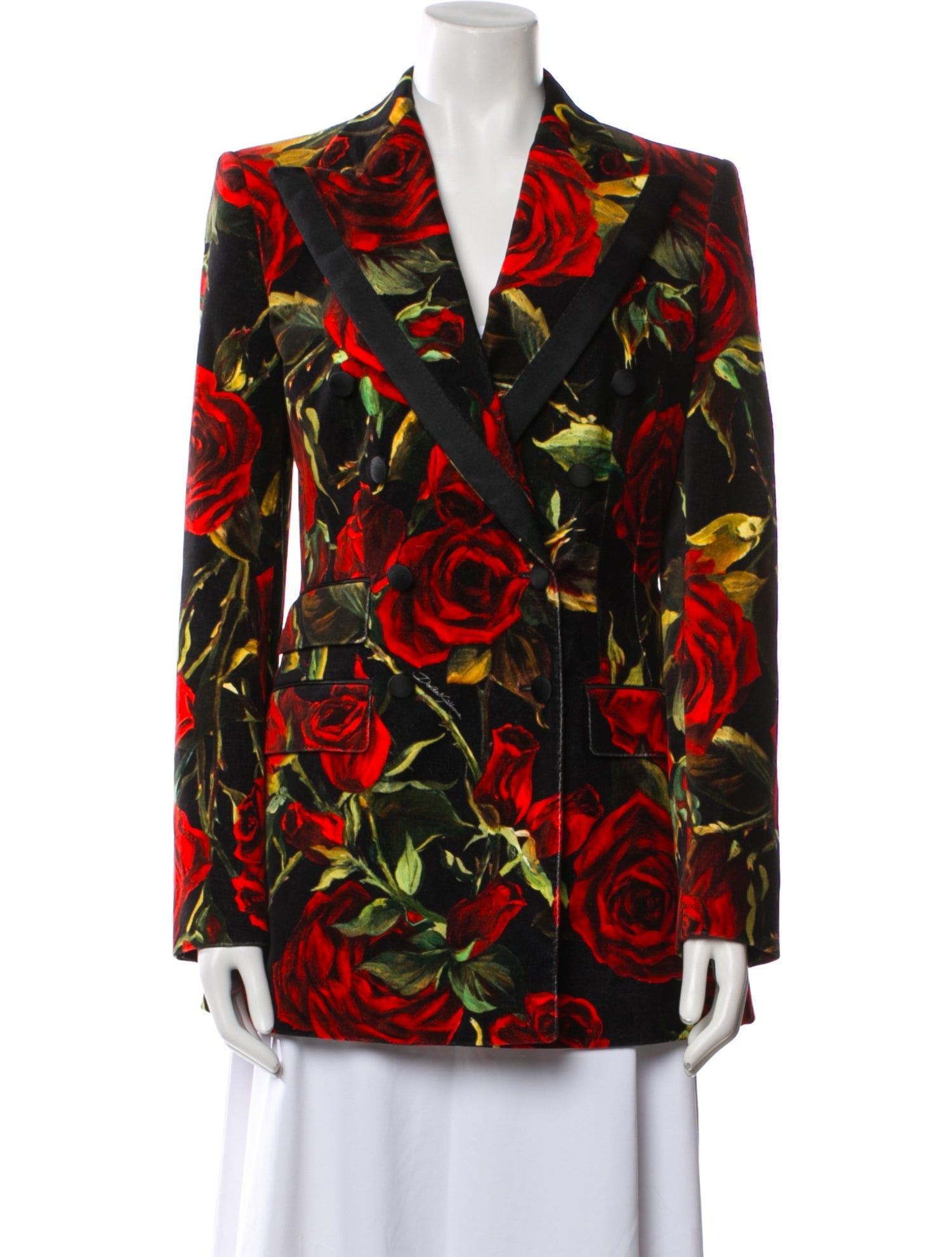 Dolce & Gabbana Floral Print Blazer