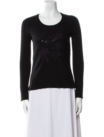 Dolce & Gabbana Wool Scoop Neck Sweater