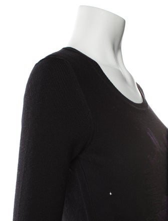 Dolce & Gabbana Wool Scoop Neck Sweater