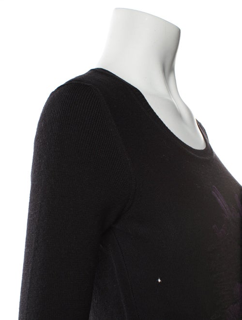 Dolce & Gabbana Wool Scoop Neck Sweater