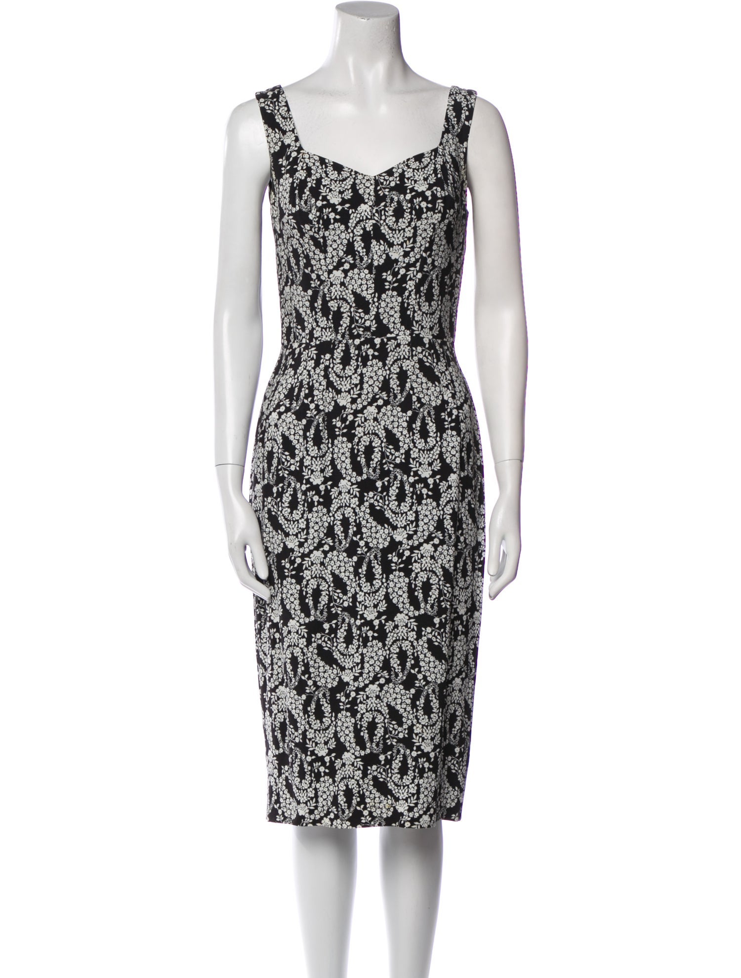 Dolce & Gabbana Printed Midi Length Dress