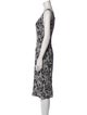 Dolce & Gabbana Printed Midi Length Dress