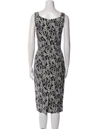 Dolce & Gabbana Printed Midi Length Dress
