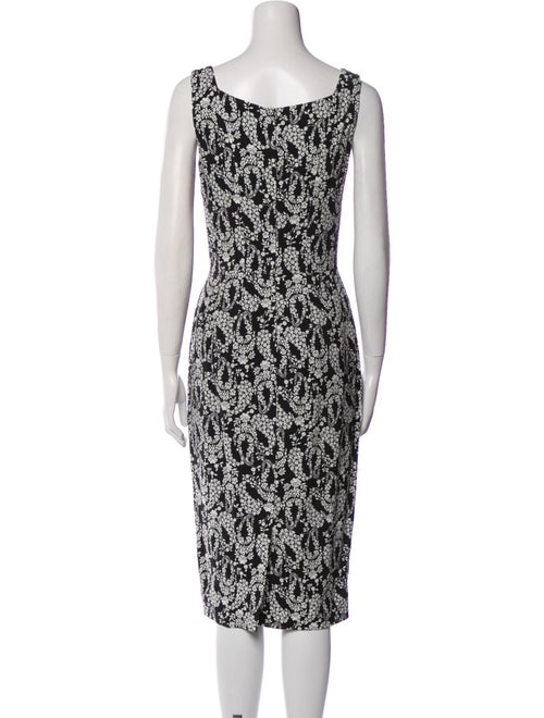 Dolce & Gabbana Printed Midi Length Dress