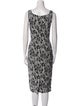Dolce & Gabbana Printed Midi Length Dress