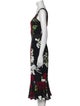 Dolce & Gabbana Floral Print Midi Length Dress
