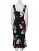 Dolce & Gabbana Floral Print Midi Length Dress