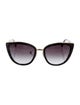Dolce & Gabbana Cat-Eye Gradient Sunglasses