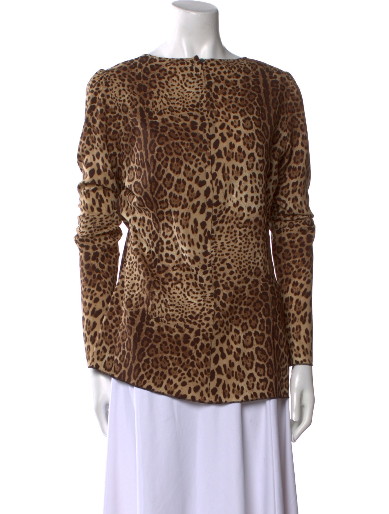 Dolce & Gabbana Silk Animal Print Tunic