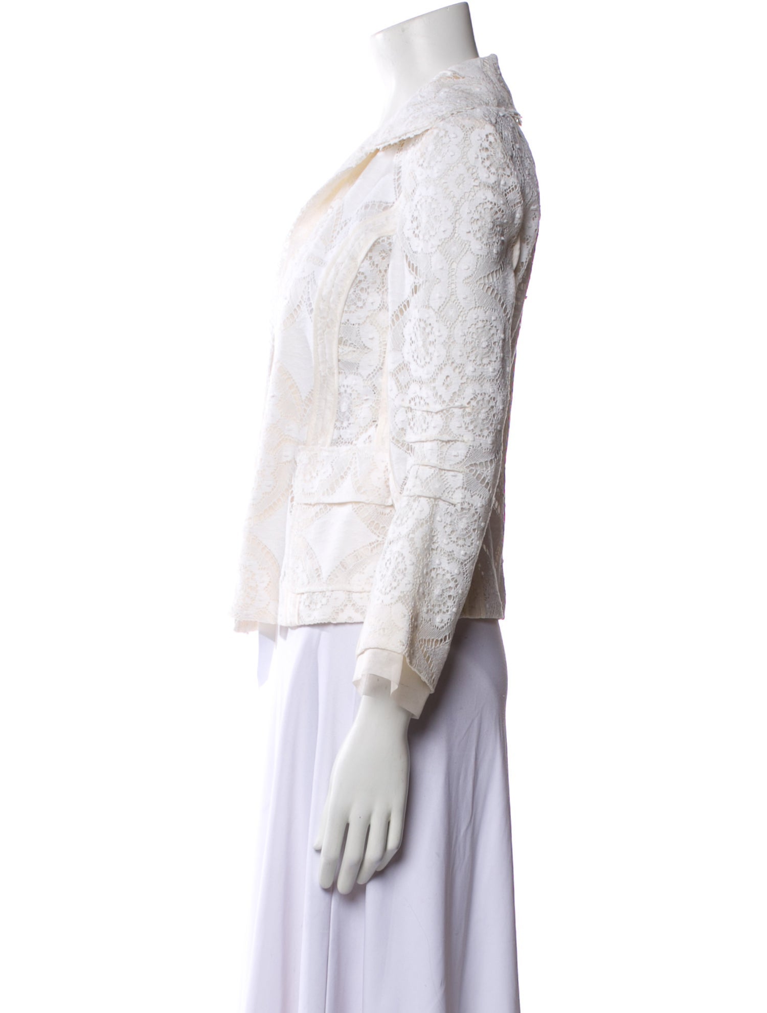 Dolce & Gabbana Vintage Lace Pattern Evening Jacket