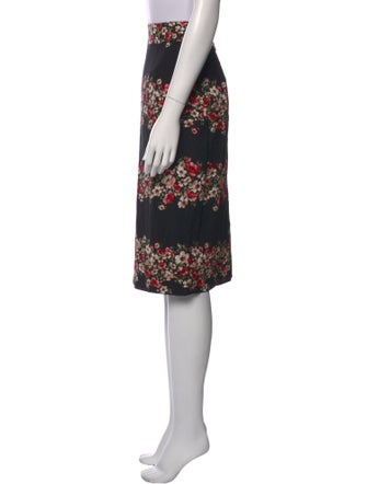 Dolce & Gabbana Floral Print Knee-Length Skirt