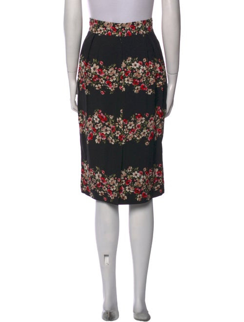 Dolce & Gabbana Floral Print Knee-Length Skirt
