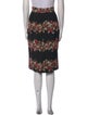 Dolce & Gabbana Floral Print Knee-Length Skirt