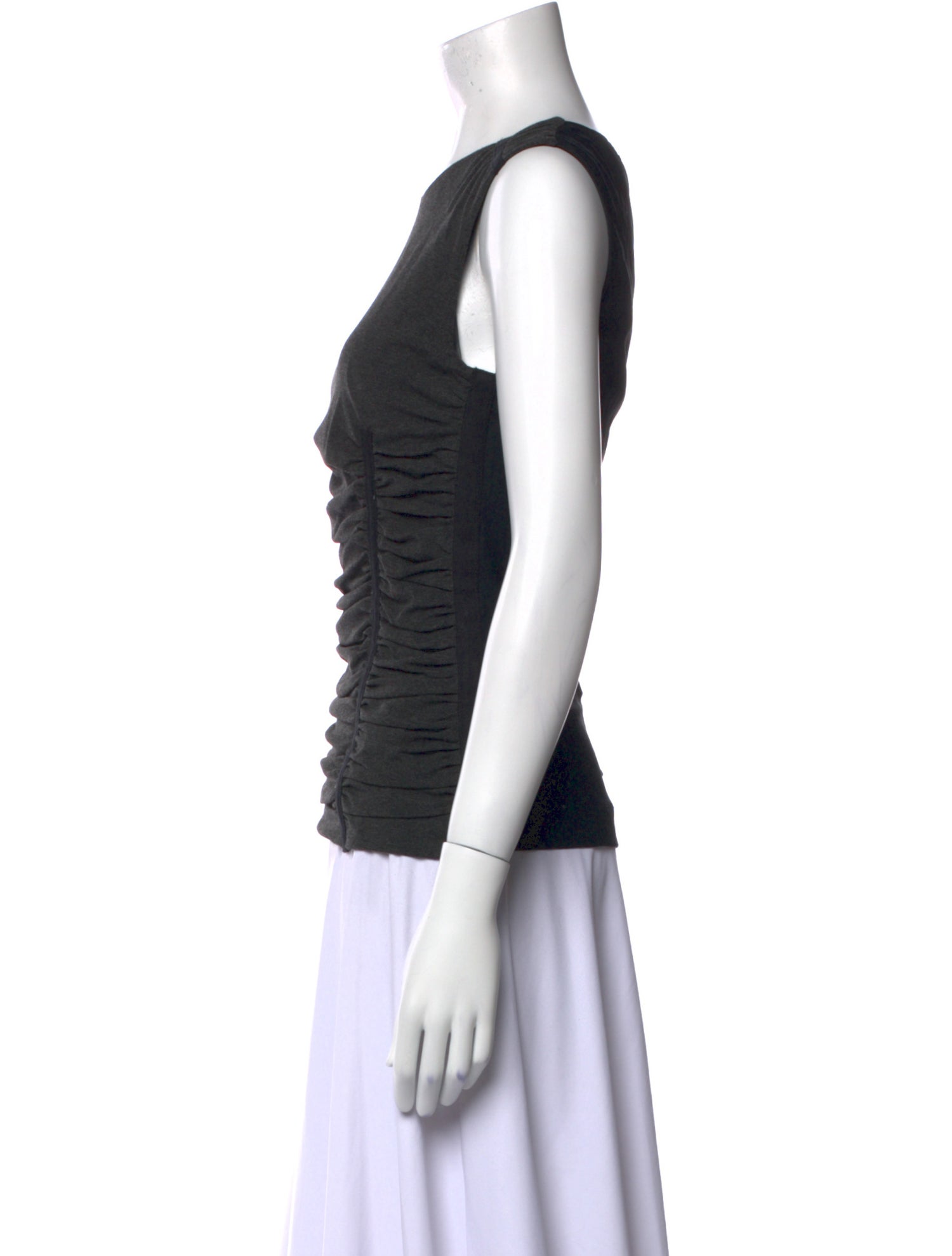 D&G Scoop Neck Sleeveless Top