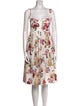 Dolce & Gabbana Floral Print Knee-Length Dress