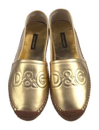 Dolce & Gabbana Leather Espadrilles