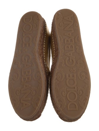 Dolce & Gabbana Leather Espadrilles