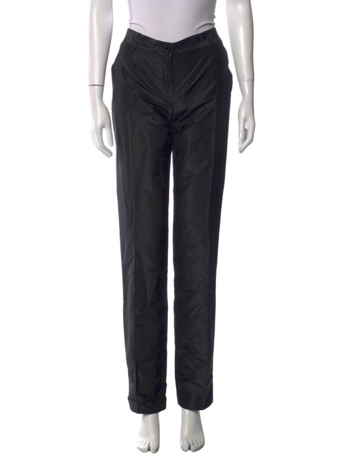 Dolce & Gabbana Silk Straight Leg Pants