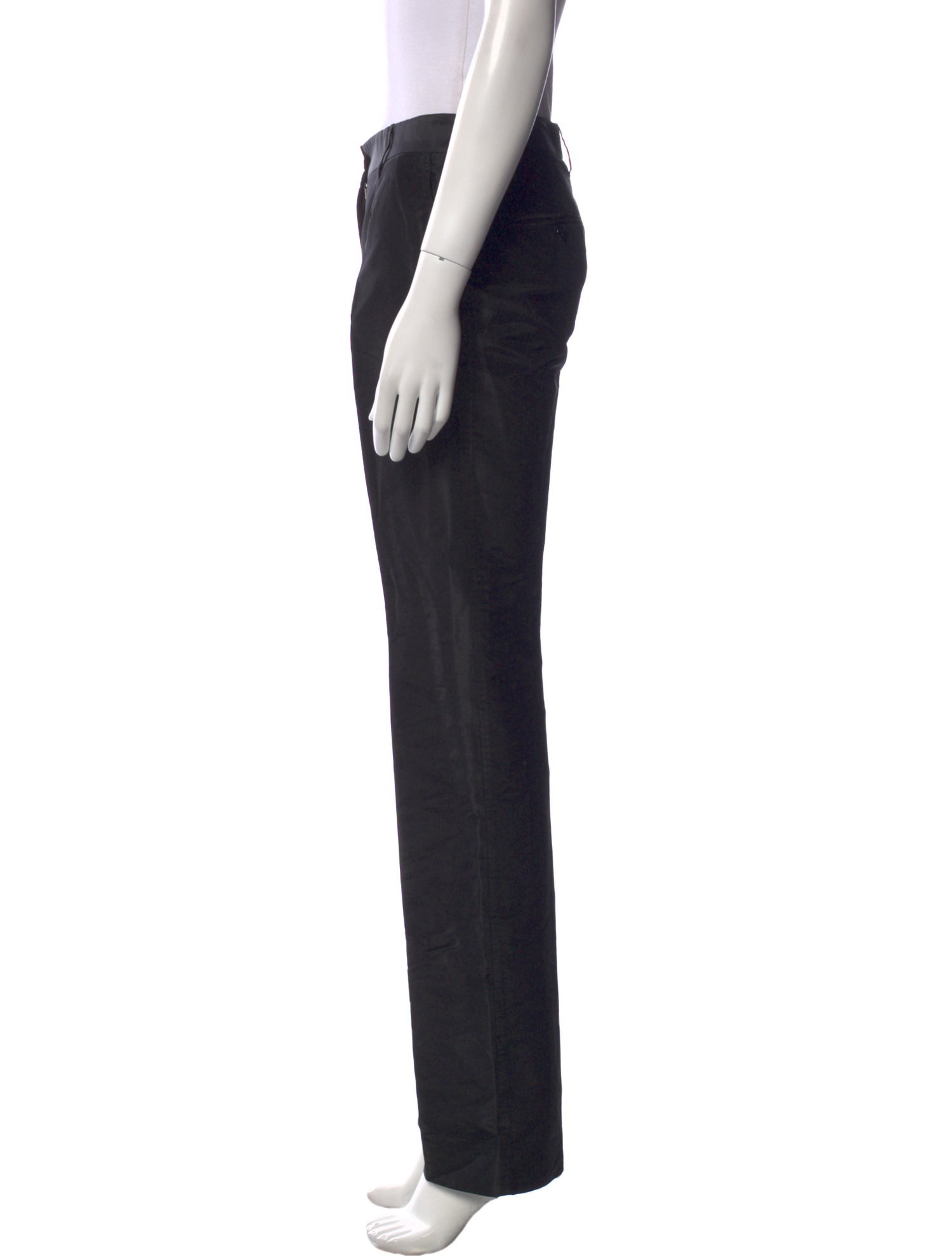 Dolce & Gabbana Silk Straight Leg Pants