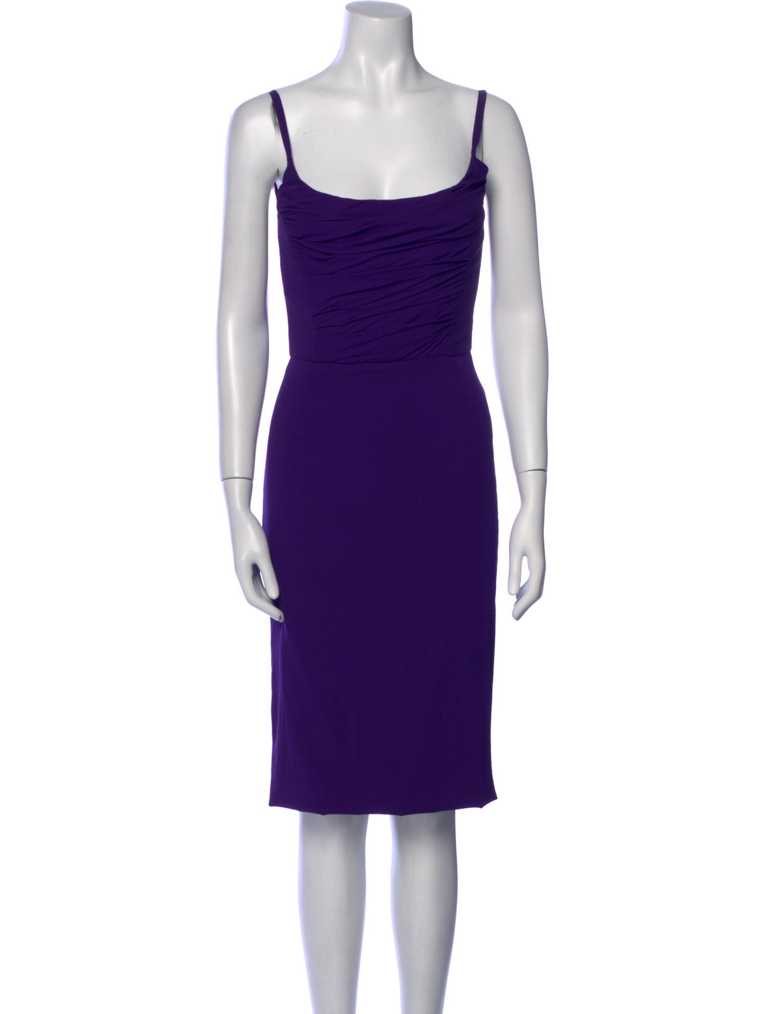 Dolce & Gabbana Silk Knee-Length Dress