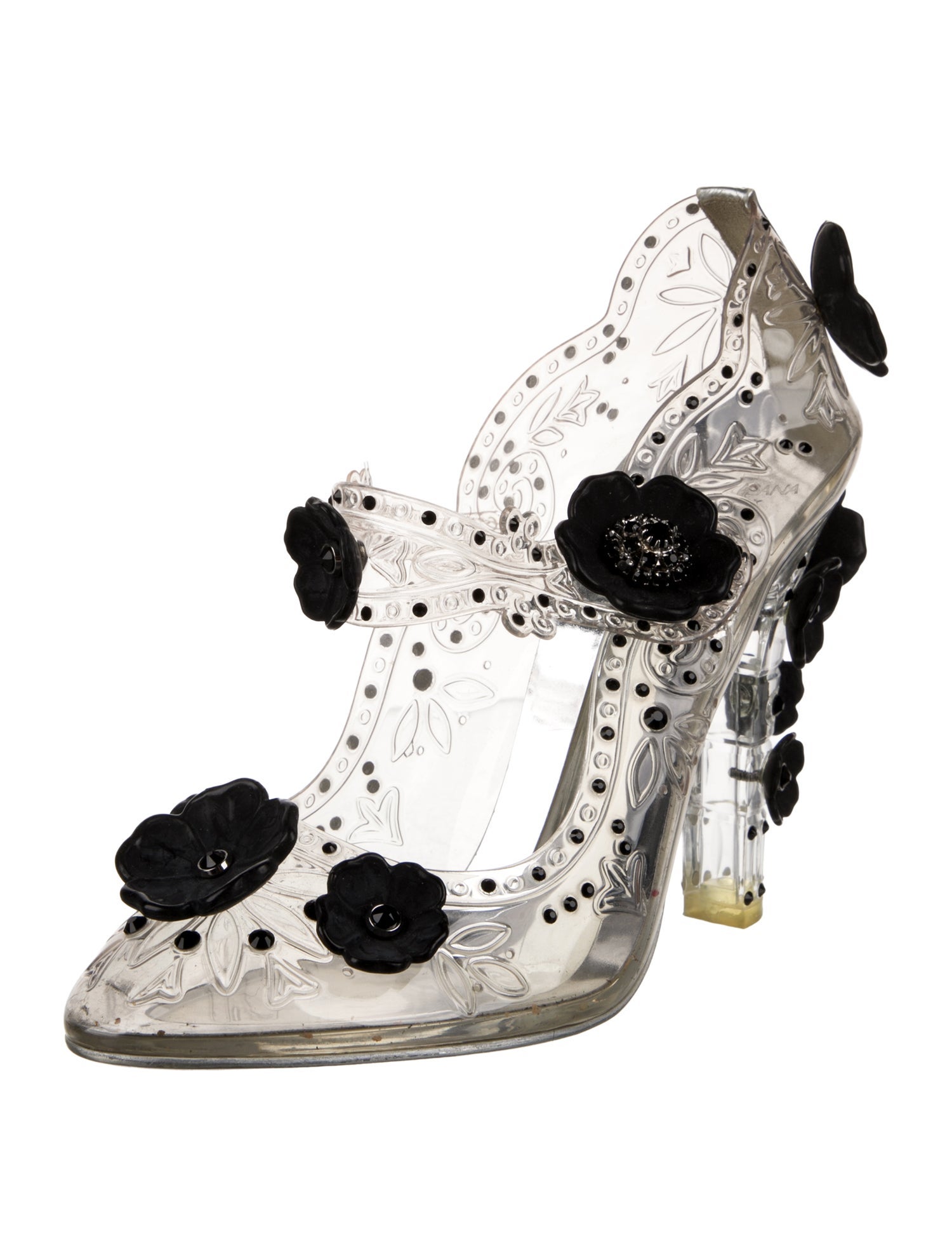 Dolce & Gabbana PVC Crystal Embellishments Pumps