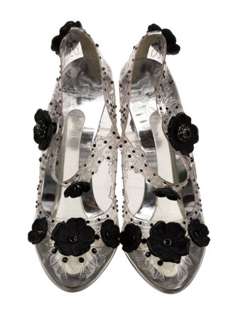 Dolce & Gabbana PVC Crystal Embellishments Pumps