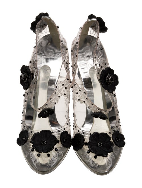 Dolce & Gabbana PVC Crystal Embellishments Pumps