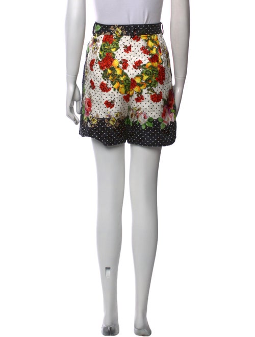 Dolce & Gabbana Floral Print Mini Shorts