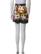 Dolce & Gabbana Floral Print Mini Shorts