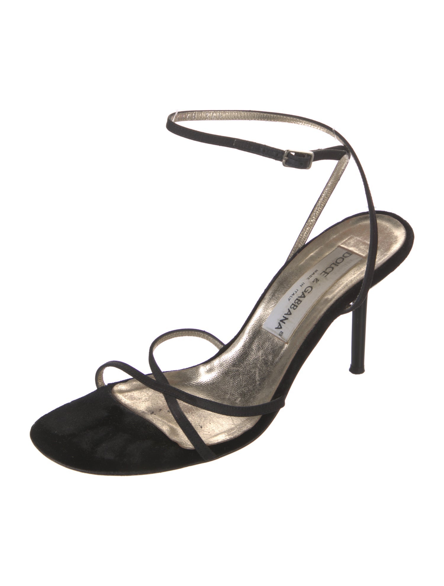 Dolce & Gabbana Vintage Leather Slingback Sandals