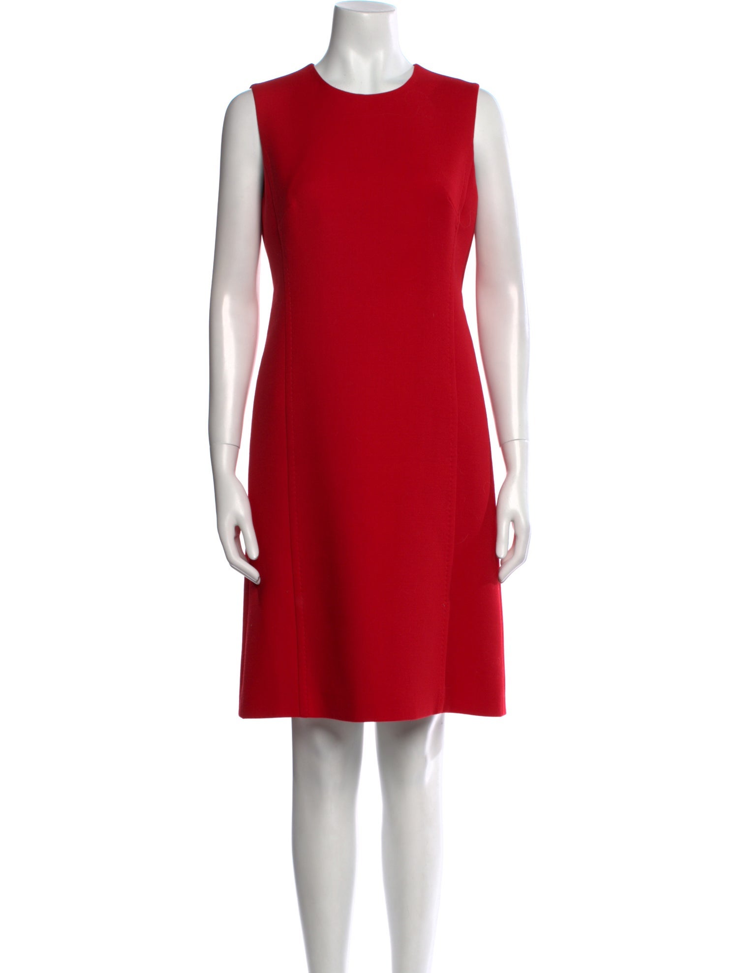 Dolce & Gabbana Virgin Wool Knee-Length Dress
