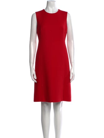 Dolce & Gabbana Virgin Wool Knee-Length Dress