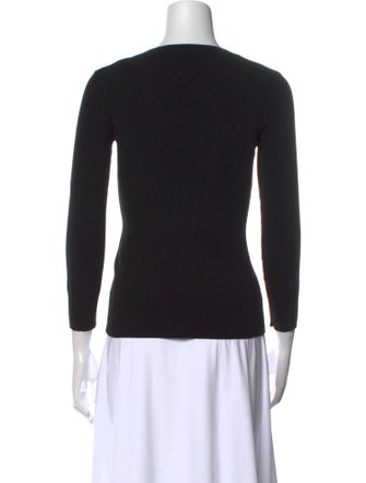 Dolce & Gabbana V-Neck Three-Quarter Sleeve Top