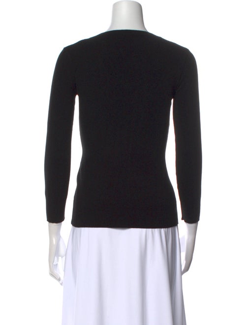 Dolce & Gabbana V-Neck Three-Quarter Sleeve Top